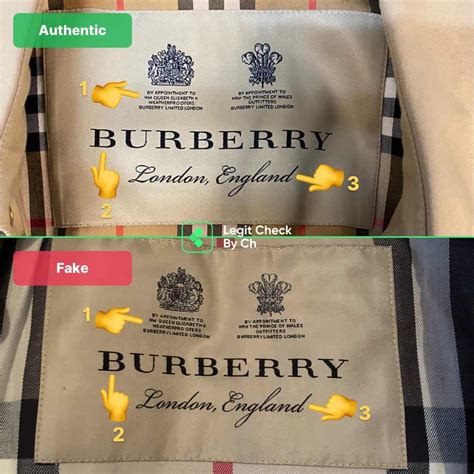 real vs fake burberry shirts|identify burberry raincoat.